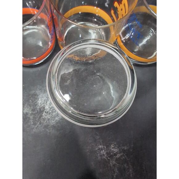 Syracuse Pitt Villanova BC Basketball, 1980s Big East Set Of 4 Glasses, Getty‎ - Picture 7 of 9